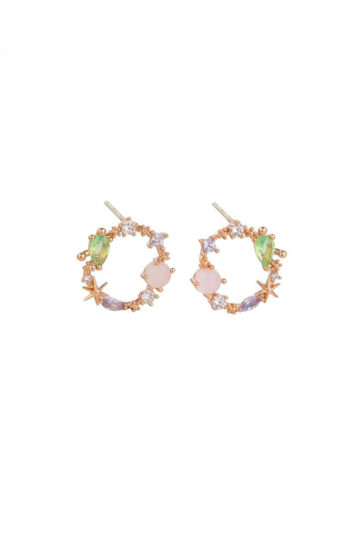 Rose Gold Medellin Garden Earring