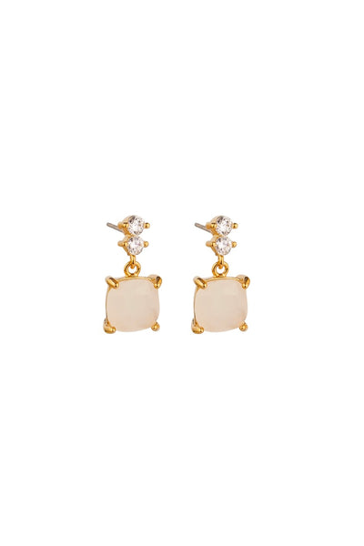 White Opal Crystal Palace Earring