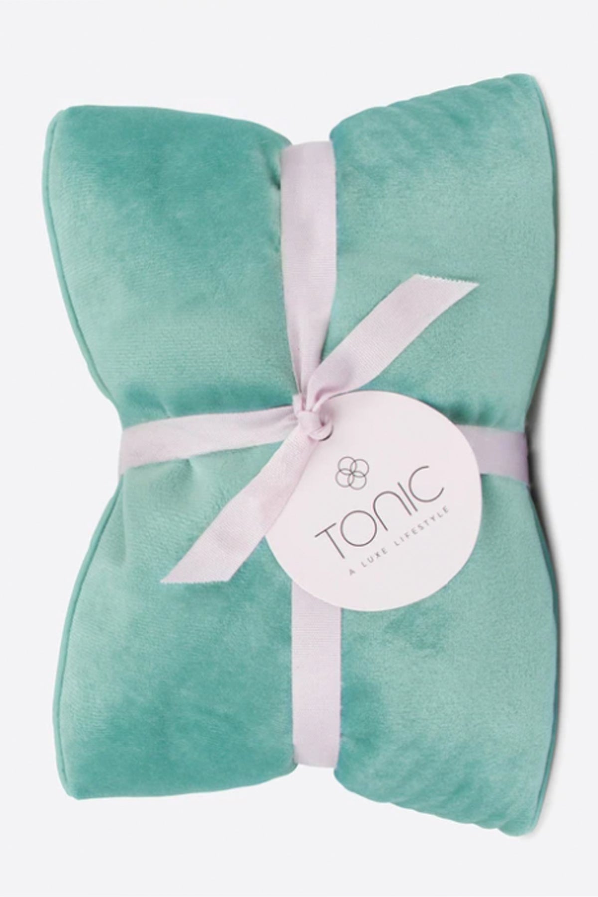 Luxe Velvet Heat Pillow Seafoam