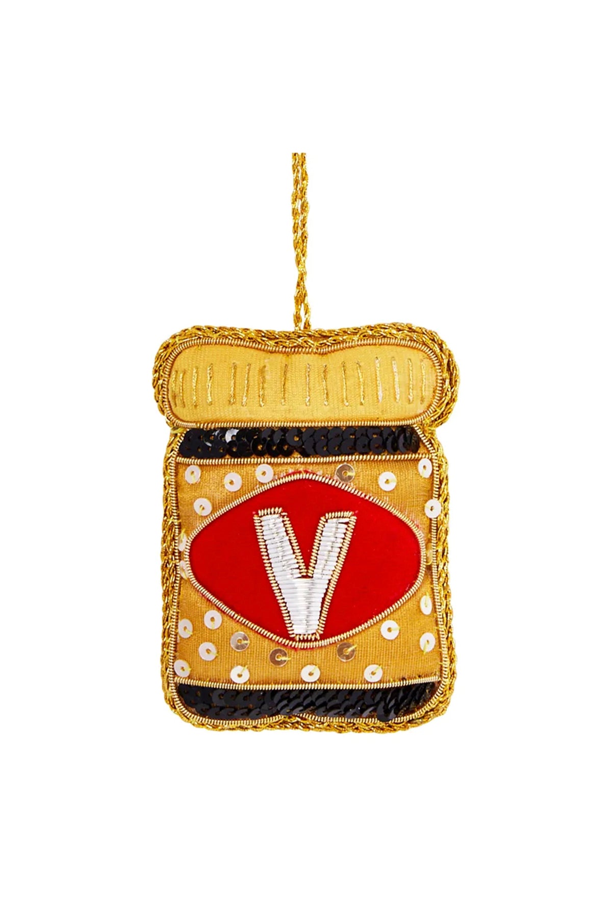 Vegemite Sequin Tree Decoration