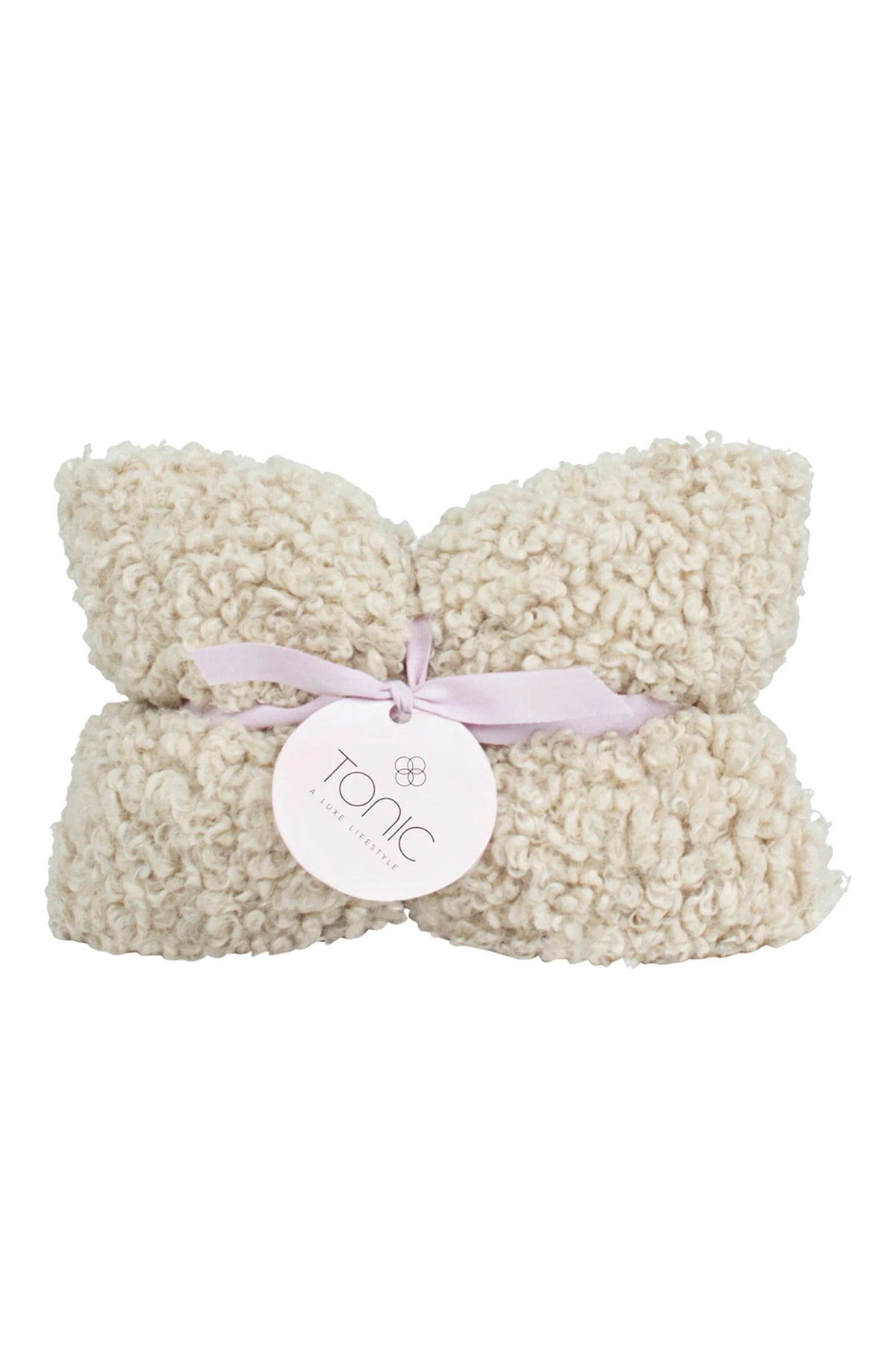 Boucle Heat Pillow Pebble