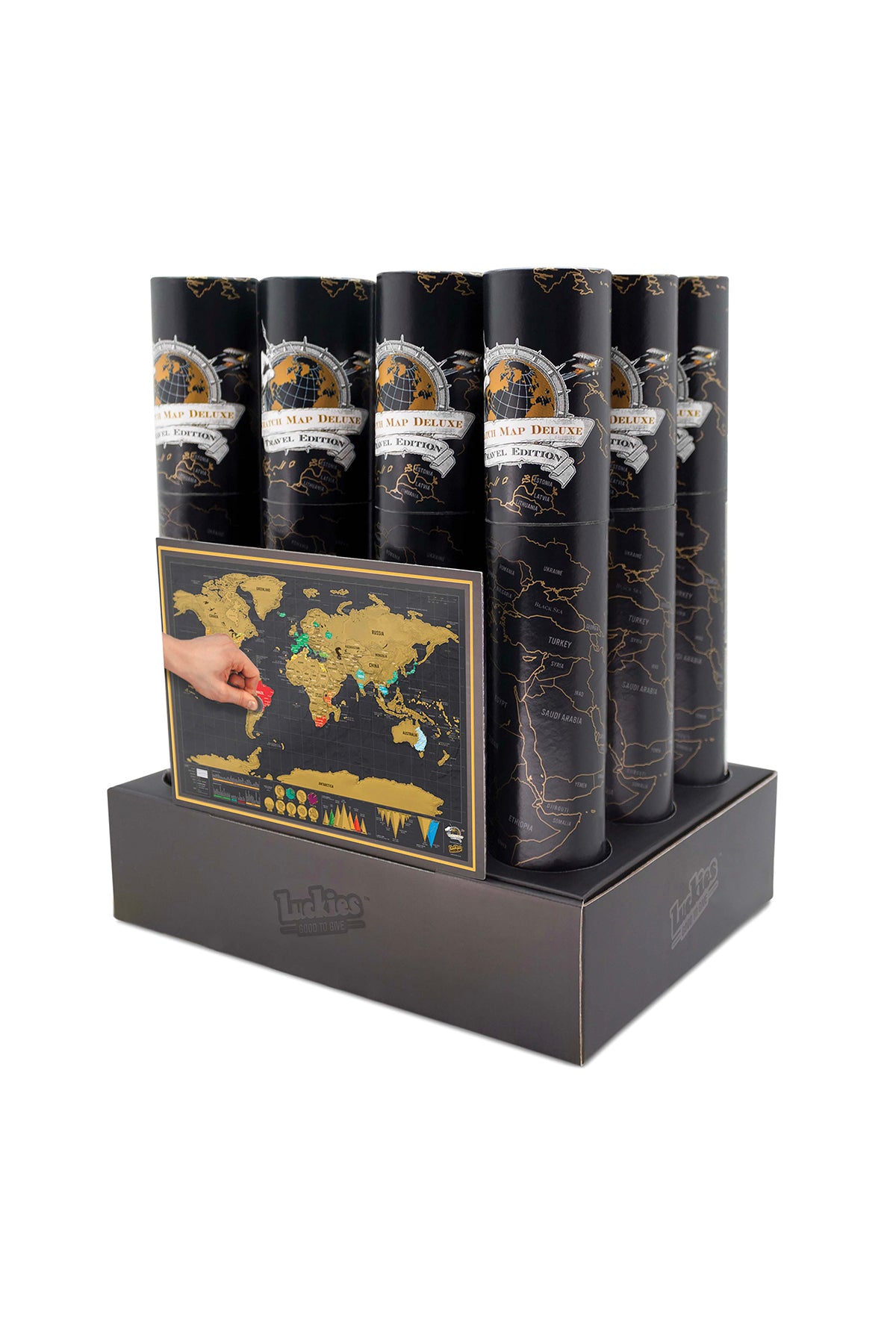 Scratch Map Deluxe Travel Edition