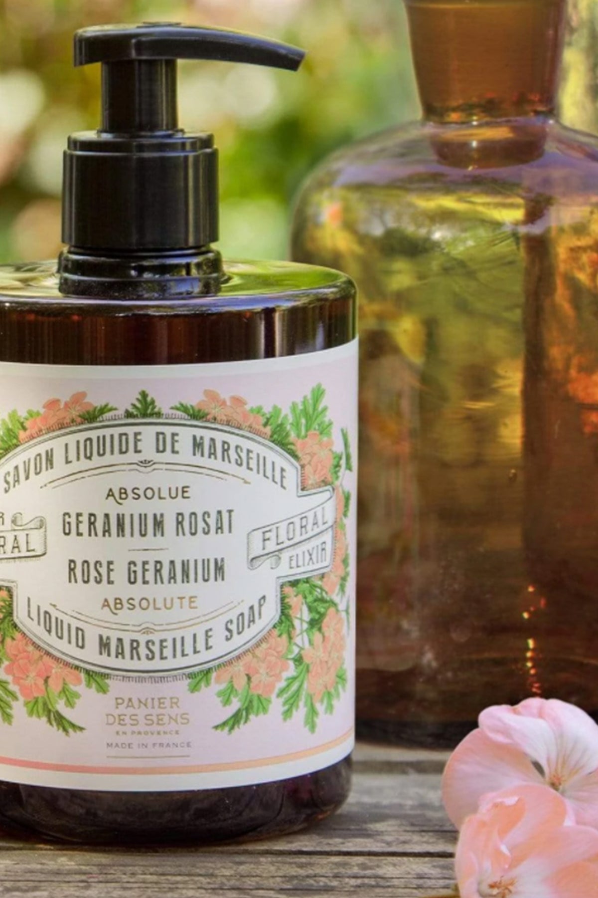 Rose Geranium Marseille Liquid Soap