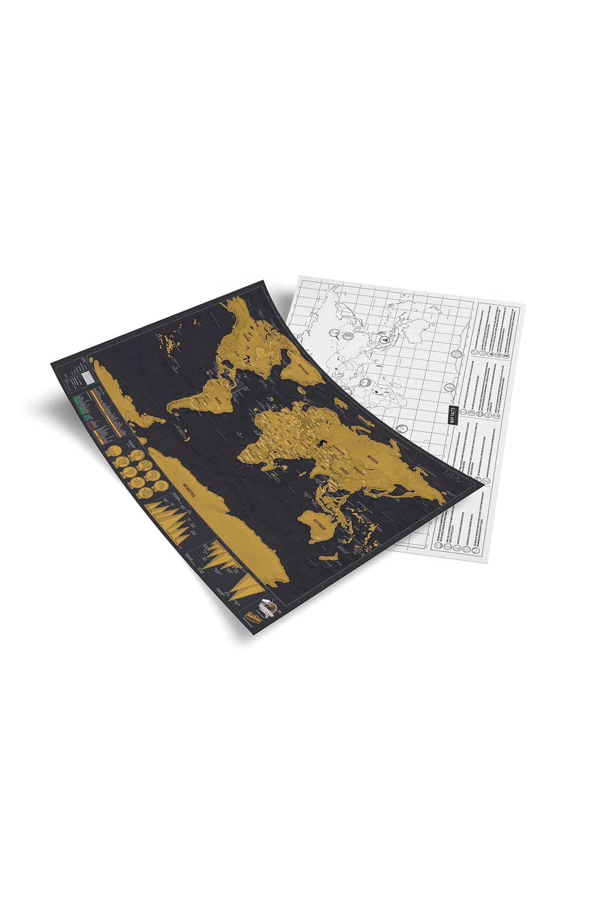 Scratch Map Deluxe Travel Edition